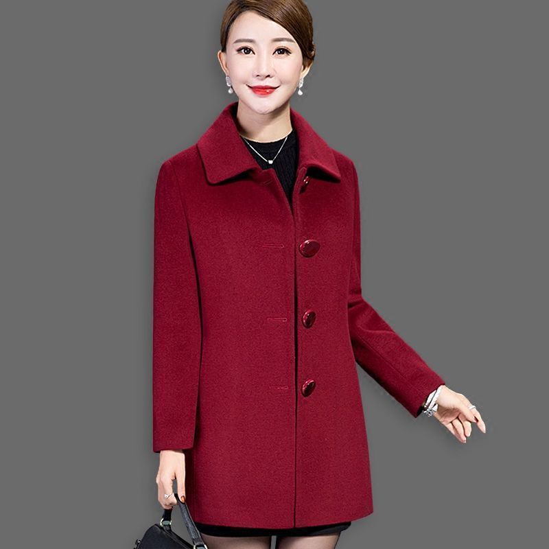 2024 new double-sided for women, short, high-end, loose, slimming, casual, small, woolen coat_voghion.com