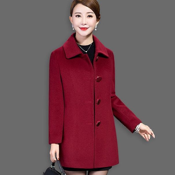 2024 new double-sided for women, short, high-end, loose, slimming, casual, small, woolen coat_voghion.com