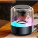 Jinzheng Bluetooth Wireless AI Smart Mini-Lautsprecher Internet Celebrity Atmosphäre Licht Hohe Lautstärke Lange Akkulaufzeit_voghion.com