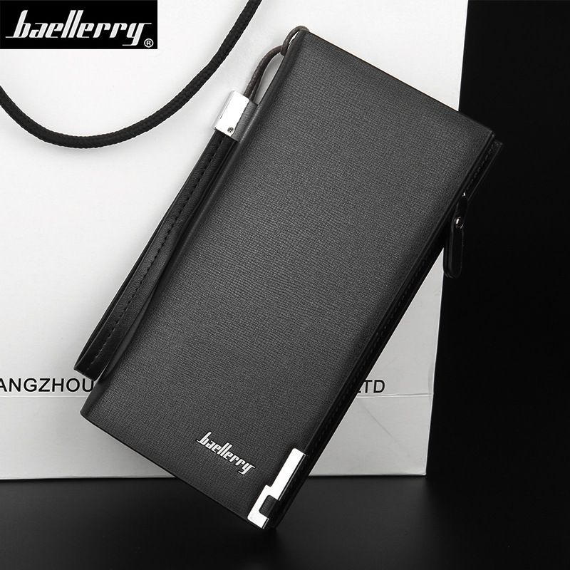 Brieftasche/35 bis 50 Jahre alt/neue lässige Handytasche mit Reißverschluss/multifunktionale lange Herrenhandtasche_voghion.com
