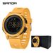 Waterproof Digital Sports Watch With Step Counter, Calorie Tracker, Stopwatch & Alarm For Men And Women - Durable TPU Strap, 50M Water Resistance_voghion.com