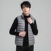 2025 Lightweight Down Vest Men's Short Winter Men's Stand Up Collar Fashion Down Vest Men's Down Jacket Trend_voghion.com