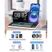 DHGadgets 7 In 1 Wireless Charging Station, Fast Charger Station With Dual IPhone, Bluetooth TimeSync, Night Light,33W_voghion.com