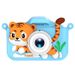 【Haute qualité】 Mini appareil photo numérique et vidéo haute résolution, dessin animé, reflex pour enfants, cadeau, petit tigre mignon_voghion.com