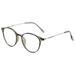 Metal anti-blue glasses retro flat lens women's makeup frame_voghion.com