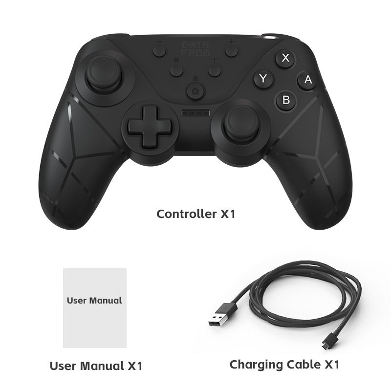 Potrivit pentru controler wireless Bluetooth Nintendo Switch/LED/lite/PC cu funcție NFC Turbo vibrations_voghion.com
