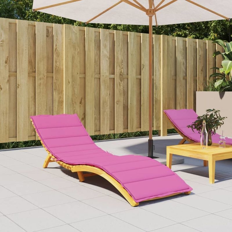 Sun Lounger Cushion Pink Oxford Fabric_voghion.com