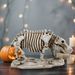 Unique Skull Animal Skeleton Specimen Hippo Ornament Halloween Desktop Decoration_voghion.com