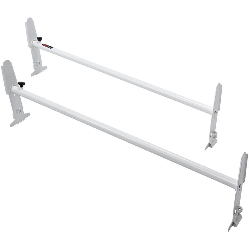VEVOR Van Roof Ladder Rack, 2 Bar Alloy Steel Ladder Racks, Adjustable From 47.2"-78.7", 500 Lbs Capacity, Roof Rack Compatible With Full-size With Rain Gutter, Chevrolet Express, GMC Savana, Etc_voghion.com
