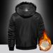 Herrenbekleidung Kapuzenmantel aus Baumwolle Winter Plus Samt Trendy Herren Baumwollmantel Lammfelljacke_voghion.com