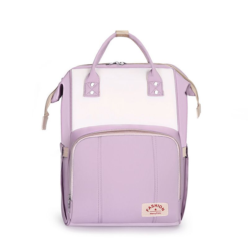 Matinny 2024 Summer Minimalist Backpack Diaper Bag For Moms – Lightweight, Anti-Bacterial & Ergonomic Design, Stylish PU Tote For Baby Essentials_voghion.com