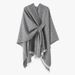 2024 new floral solid color autumn/winter split shawl monochrome plain warm cloak_voghion.com