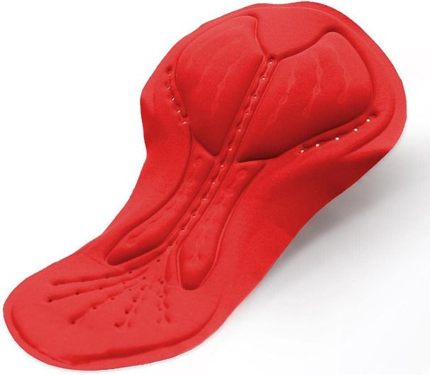 Fahrrad-Gel-Pad, gepolstert, für Fahrradshorts, Unterwäsche, gepolsterter Hüftschutz, Rot_voghion.com