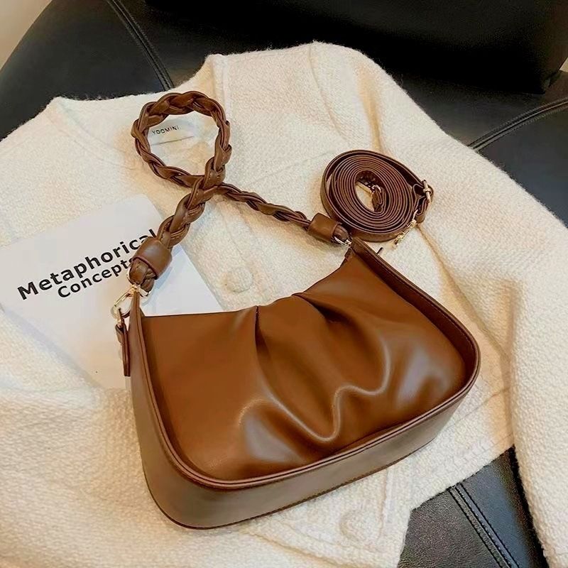 Sac à bandoulière polyvalent pour femme, sacoche souple de qualité supérieure, tendance, Cloud 2025_voghion.com
