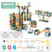 Mother & Kids Building Blocks Marble Run Toy Set - STEM Educational Construction Kit For Kids With Colorful Tracks & Rolling Balls (49PCS/76PCS/98PCS)_voghion.com