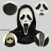 Latex Scream Ghostface Maske Horror Vollkopfmaske Streich Cosplay Kostüm Gruselfilm Ghostface Requisiten Home Decor Party Supplies_voghion.com