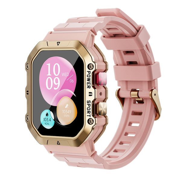 Smart Watch With Bluetooth Calling, Voice Assistant, Heart Rate & Blood Pressure Monitoring, Multi-Sport Tracking, Music Control, Weather Updates_voghion.com