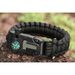 Bracelet, life-saving bracelet, seven core rope, woven survival whistle, flint, large compass, umbrella rope_voghion.com