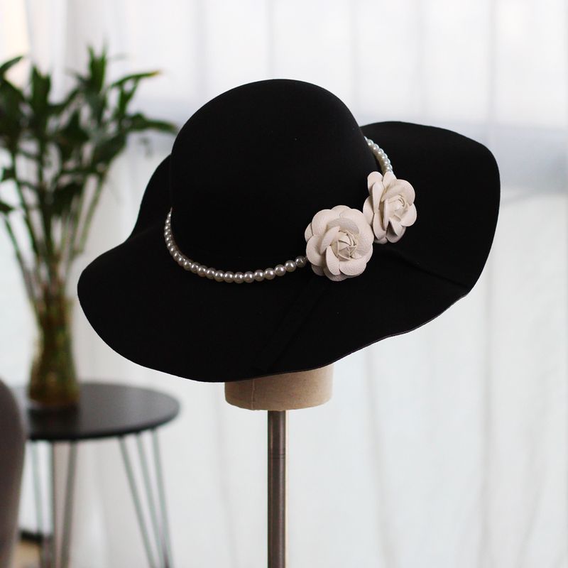 Women's versatile and elegant pearl flower wedding photo fashion _voghion.com