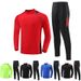 Neu Fußball anzug set mit langen ärmeln sport lauf fitness, training kleidung erwachsene, grundschüler,_voghion.com