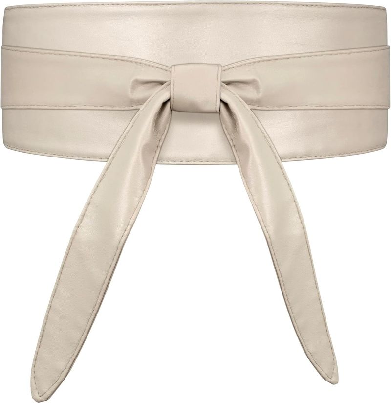 HOT Obi Belts for Women Dresses Wide Corset Fashion Soft Leather Wrap Cinch Waist Belt_voghion.com