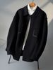 Men's 2025 New Autumn High-End Simple Versatile Jacket Short Trench Double-Sided Wool Coat_voghion.com