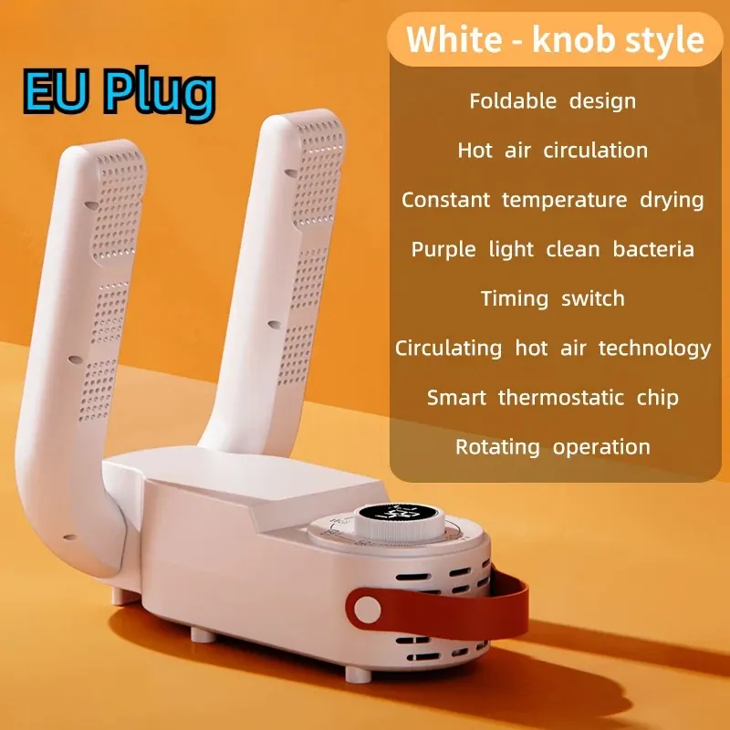 Asciugatore per scarpe con timer intelligente Q1, asciugatrice regolabile, asciugatura rapida, deodorante, sterilizzante, scaldascarpe per uso domestico_voghion.com