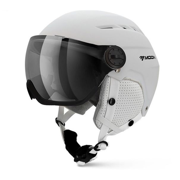 Kayak Erkekler ve Kadınlar, Kış Sporları Gözlükleri, Entegre Kar Kaskı, Snowboard Seti Ekipmanları, Kayak İçin Tam Kask_voghion.com