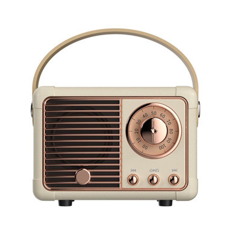 Creative Radio Bluetooth Portable Gift Mobile Phone Subwoofer Retro USB Mini Speaker HM11_voghion.com