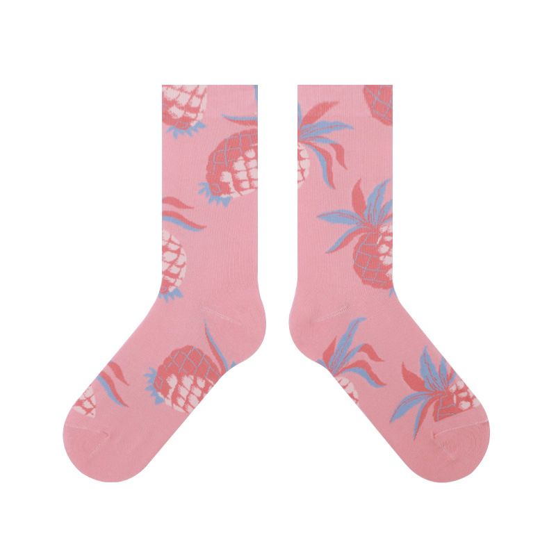 2025d Girls' Ins Style Cartoon Fruit Short Student Creative Personality Women's Mid-Calf Socks Brand_voghion.com