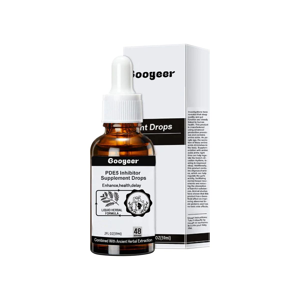 Googeer Enhancement Supplement Enhance Energy Strong Lasting Men's Health Oral Drops_voghion.com
