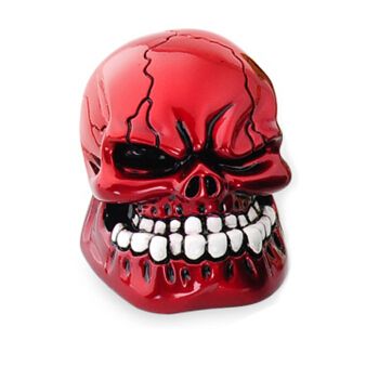 Car refitting General personalized automatic manual creative skull small tooth ghost gear head shift knob_voghion.com