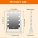 Vanity Mirror With 12 Lights LED 3 Color Light Hollywood Makeup Mirror_voghion.com