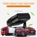 Ventilatore portatile 12V/24V 120W 200W 2 IN 1 Coog Riscaldamento Parabrezza Auto Sbrinatore Auto Anti-Appannamento Riscaldatore_voghion.com