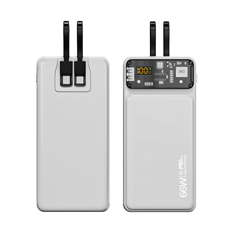 Power Bank Geek Super Fast Charging Power Bank Large Capacity Portable Intelligent Digital Display Power Gift Mobile Power Bank_voghion.com