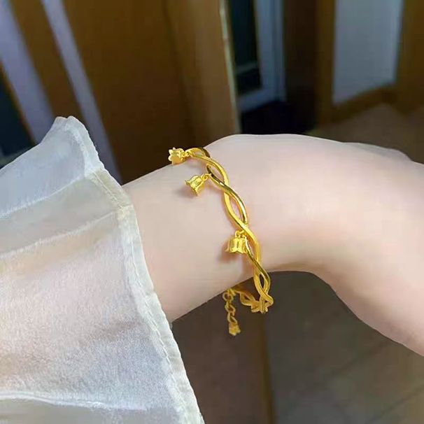 Shajin New Happy Suzuki Orchid Bracciale Moda Donna Bracciale Temperamento Joker Bracciale Fornitura all'ingrosso_voghion.com