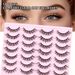 Eyelashes Set Eyelashes 14 Pairs Of Thick, Curled, Natural And Three Dimensional One Piece Eyelashes_voghion.com