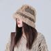 Rabbit Hair Knitted For Women In Autumn And Winter, Warm Woolen Hat, Cold Resistant Plush Bun, Small Fur Fisherman's Hat_voghion.com