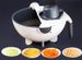 Household Vegetable Cutter With Draining Basket, Shredding And Slicing Tool, Multi-Functional Kitchen Hand Guard Grater_voghion.com