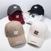 Cappellino da baseball da donna in stile coreano, di alta qualità, 2024, vestibilità comoda, con lettera ricamata e becco d'anatra per uomo, testa grande_voghion.com