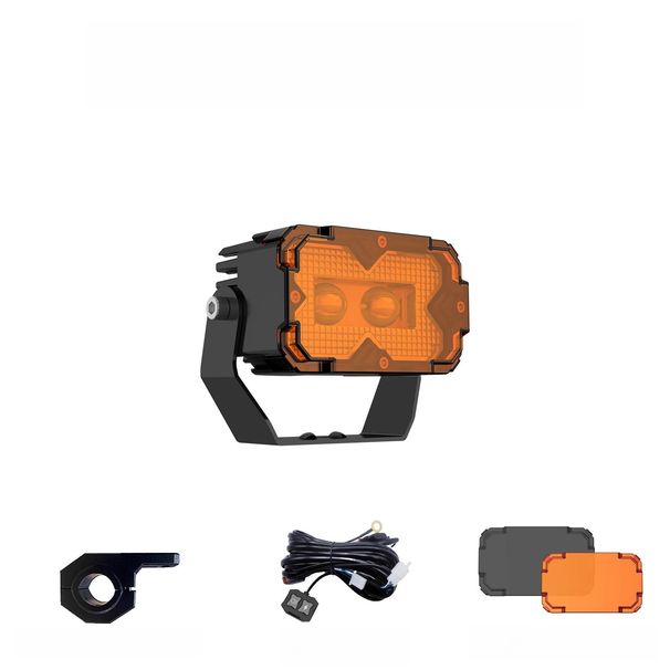 60W Car LED Spotlight External Headlights Super Bright Searchlight Motorcycle Auxiliary Lights Fog Lamp Off-road Vehicle Roof Light_voghion.com