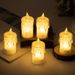 Realistic Flameless LED Christmas Candles - Battery Operated Decorative Lights For Holiday Tabletop, Fireplace & Window Displays_voghion.com