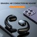 1 Set Auricolari Batteria a lunga durata Conduzione aerea Ipx5 Impermeabile Trasmissione stabile Basso consumo energetico Wireless_voghion.com