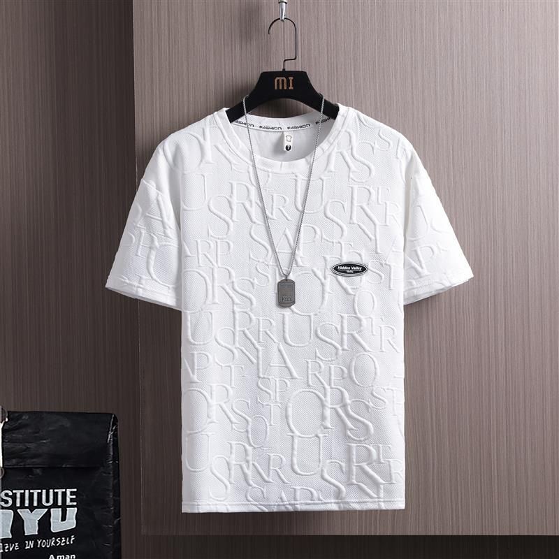 Zomerpak, trendy casual sportshorts, een set herenkleding gecombineerd met knappe T-shirts met korte mouwen_voghion.com