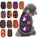 New Summer Sun Protection Vest Halloween Pumpkin Print Small And Medium Dog Cat Pet Clothes_voghion.com