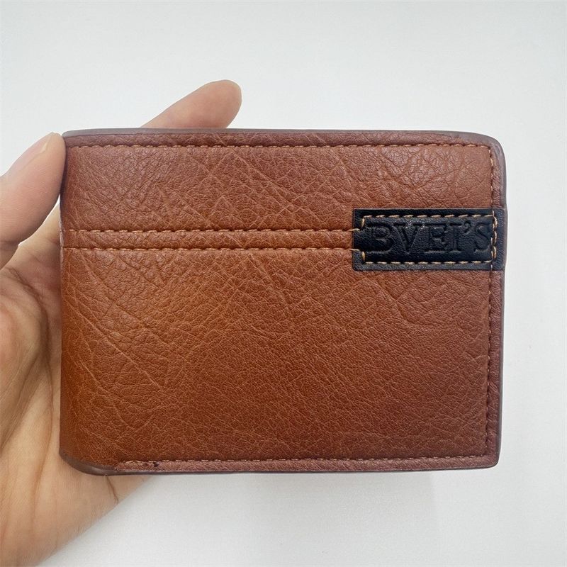 Men's Wallet Short Multi Card Position Coin Purse Casual Fashion Simple Men's Card Bag_voghion.com