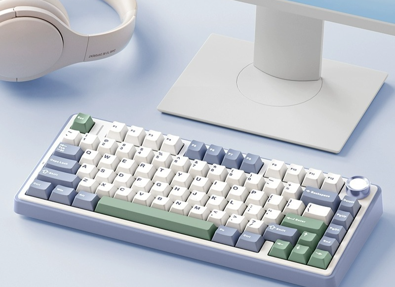 Wolf Spider F75 Customized Mechanical Keyboard Gasket Structure Full Key Hot-Swappable Three-Mode Bluetooth Gaming_voghion.com