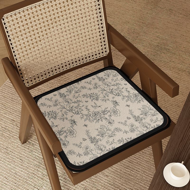 French Chair Cushion Silicone Dornier Four Seasons Universal Retro Dining Chair Cushion High Grade Non Slip Seat Cushion_voghion.com