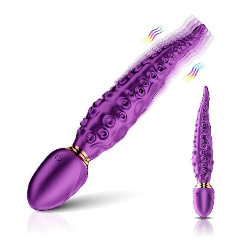 Nouveau Octopus Strong Motion AV Stick Vibration multifréquence Orgasme clitoridien féminin Masturbation Masseur Sexe adulte_voghion.com