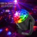 1 tk DJ diskolamp RGB diskopalli peolamp LED-projektor strobovalgus sünnipäevapeo autoklubi baaristereo YSXX_voghion.com